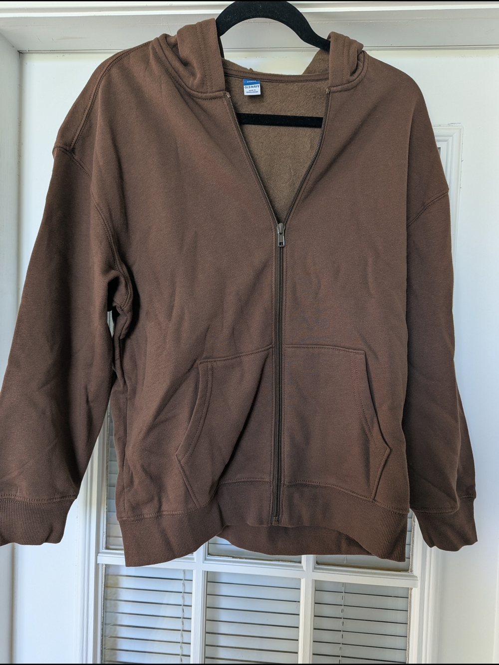 Old navy Brown Full-Zip Hooded Sweatshirt